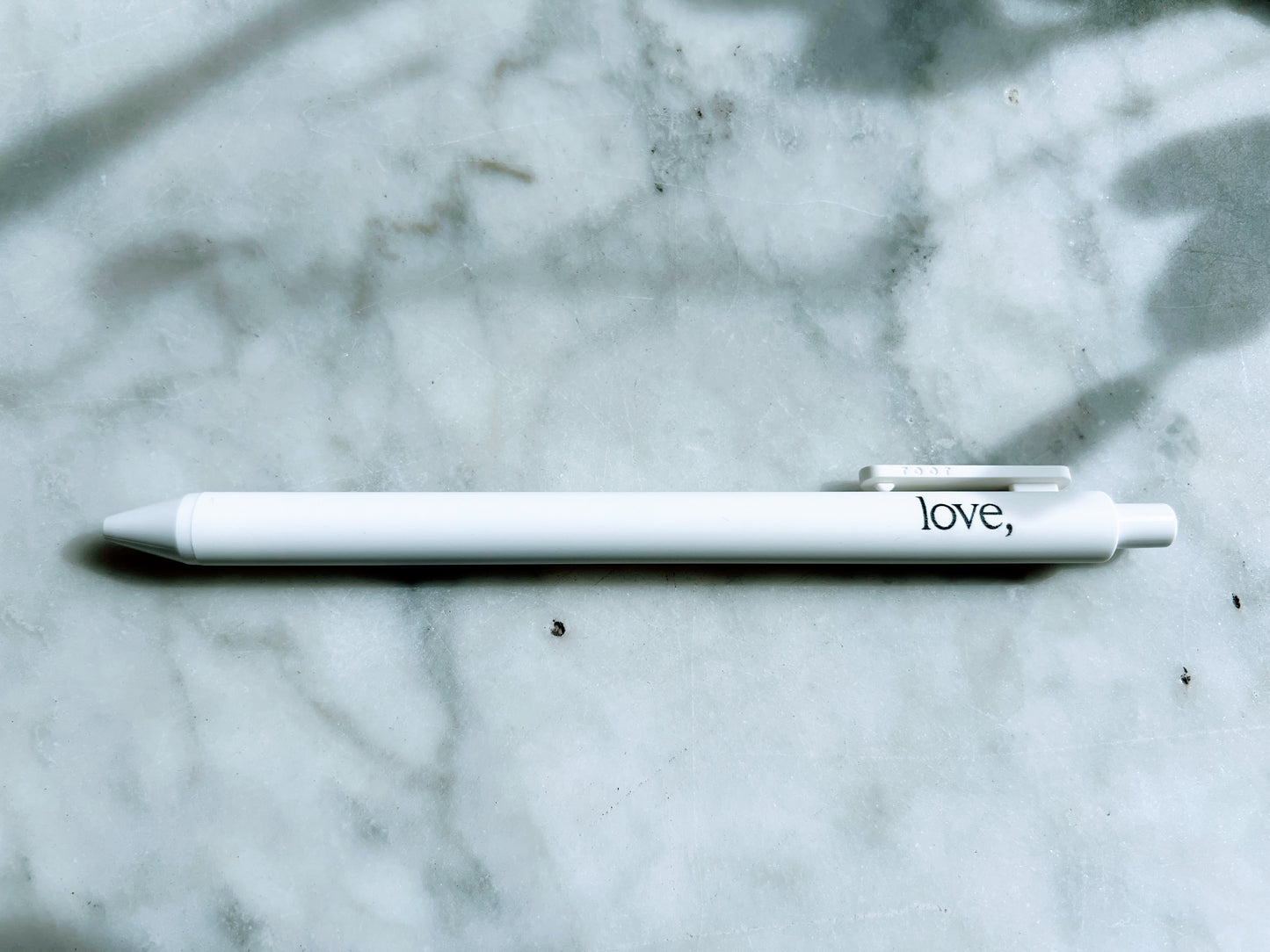 love, Gel Pen - White