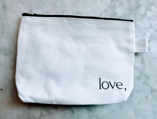 love, Zipper Pouch