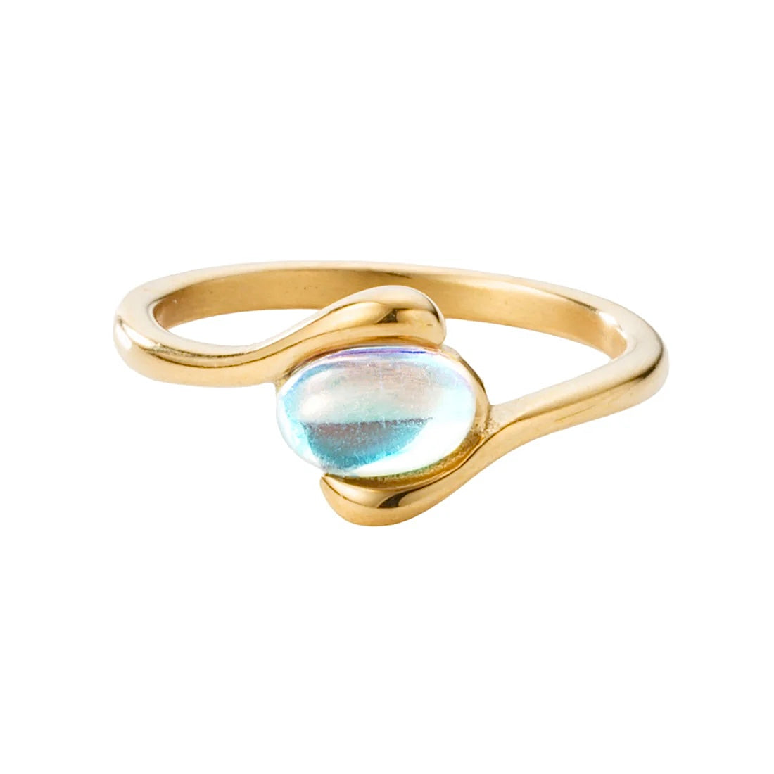 Opal Hug Ring - Gold