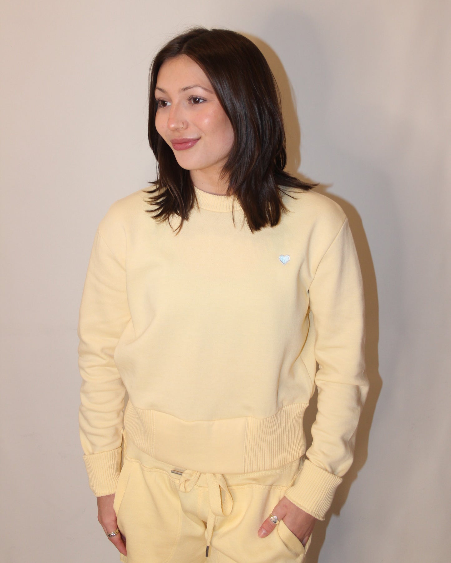 Cloud Fleece Crew Sweat - Buttercup