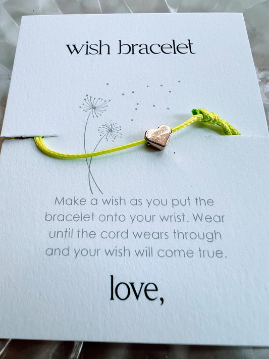 Wish Bracelet - Green