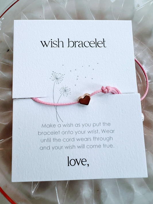 Wish Bracelet - Pink