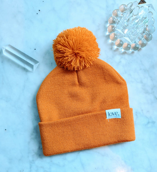 Prism Pom Pom Hat - Caramel