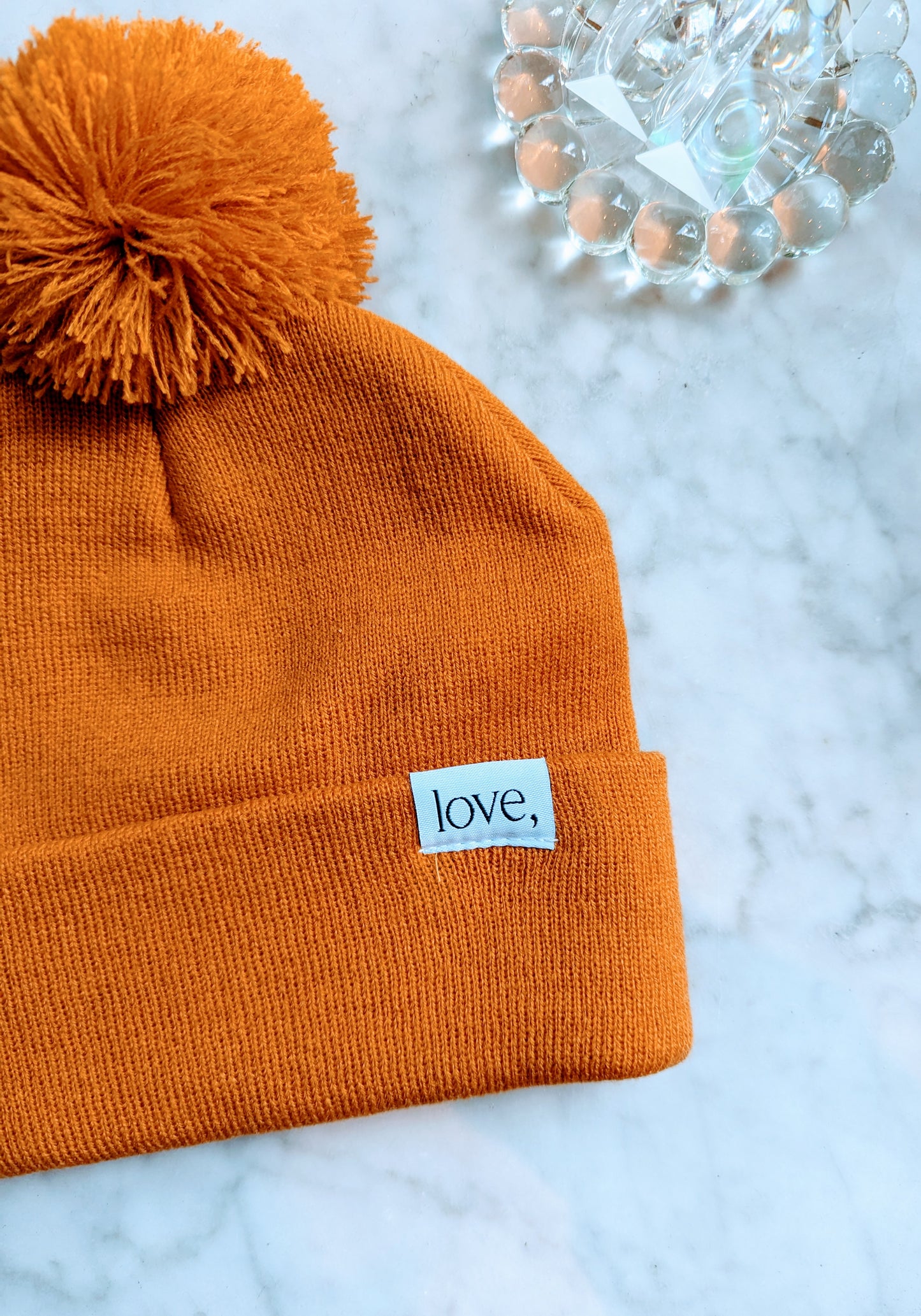 Prism Pom Pom Hat - Caramel