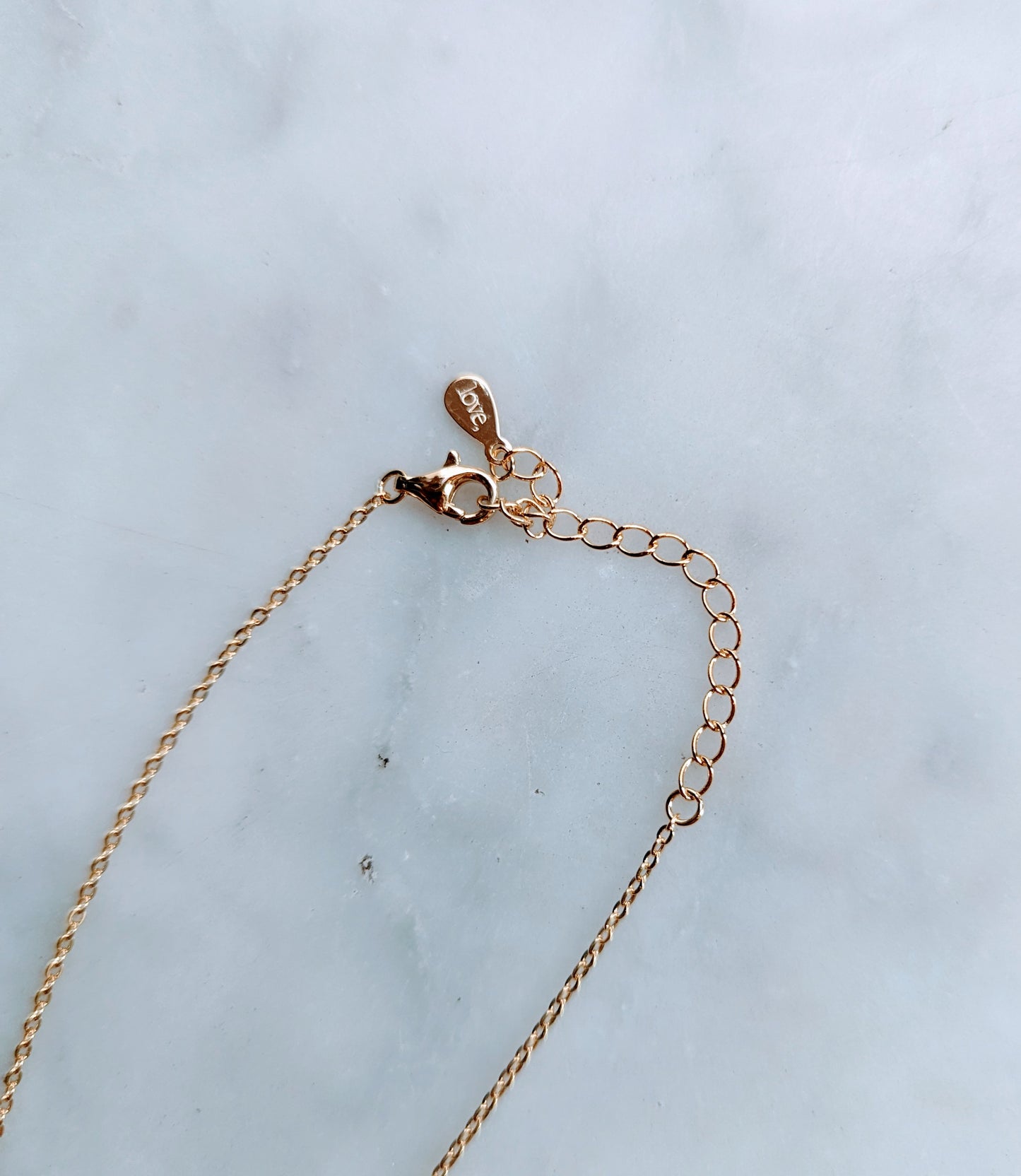Midnight Enamel Heart Pendant Necklace