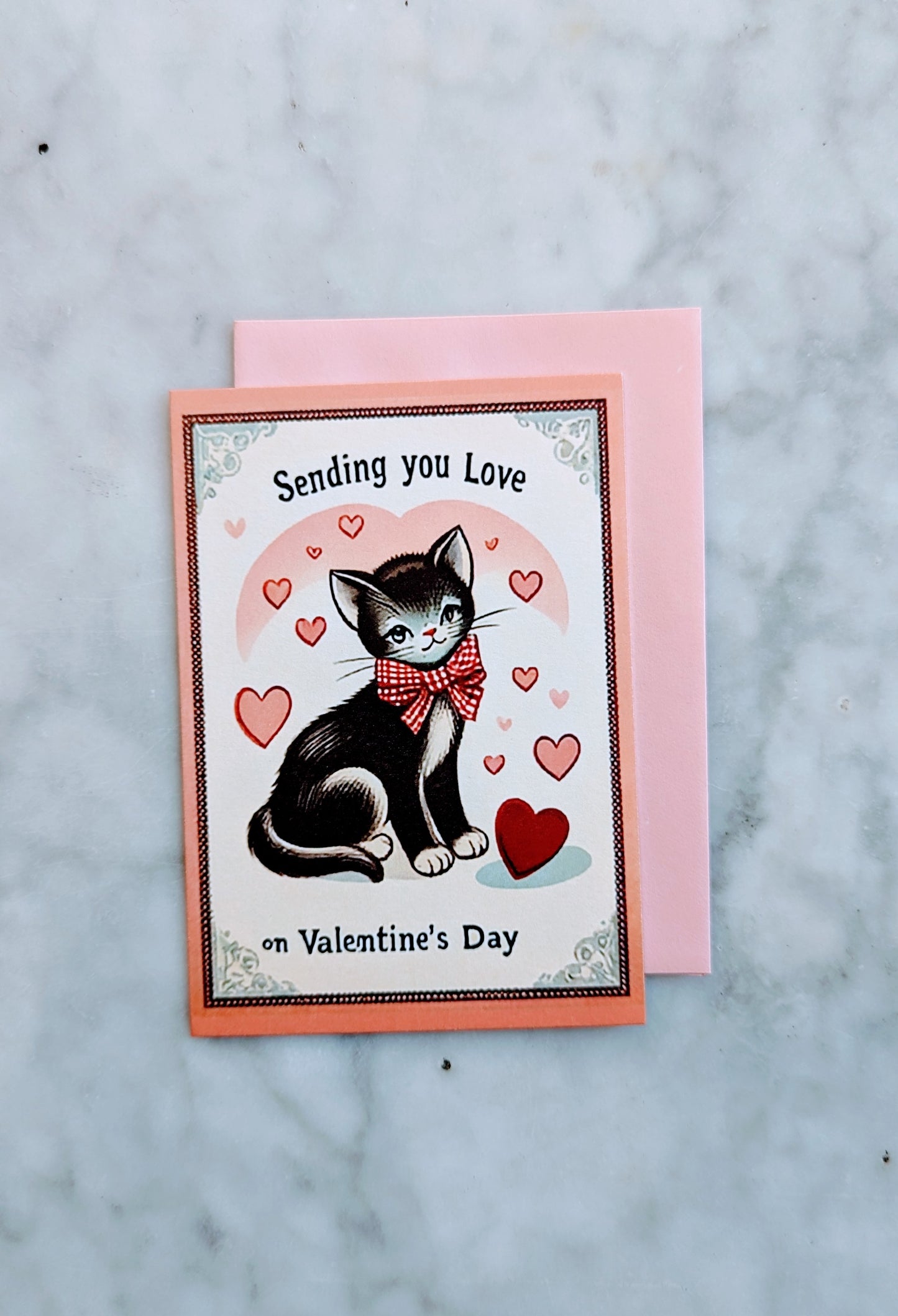 Sending you Love Kitten Card