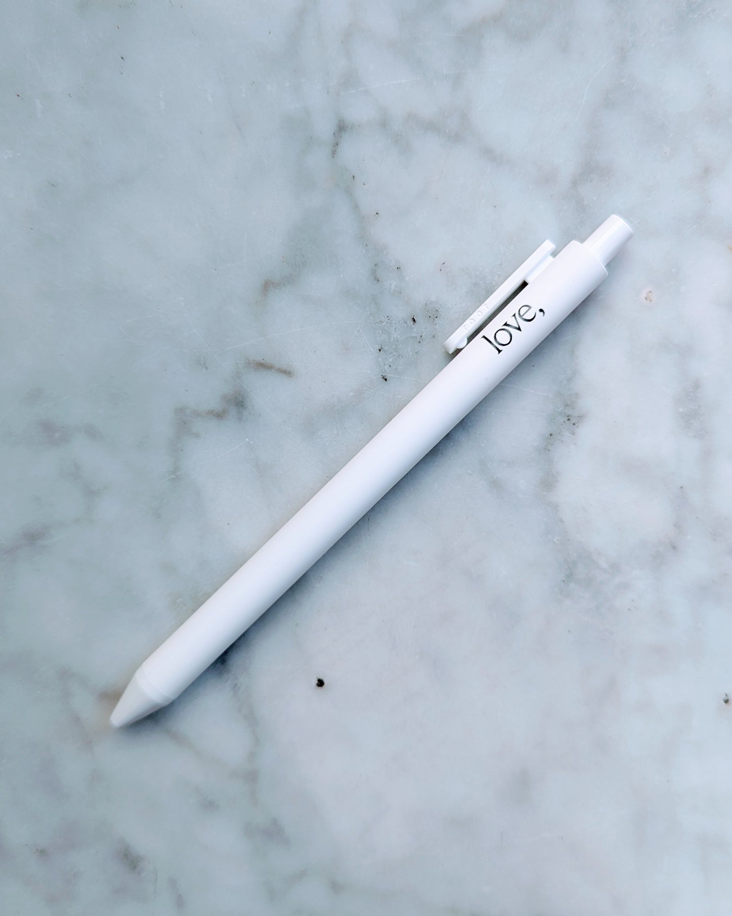 love, Gel Pen - White