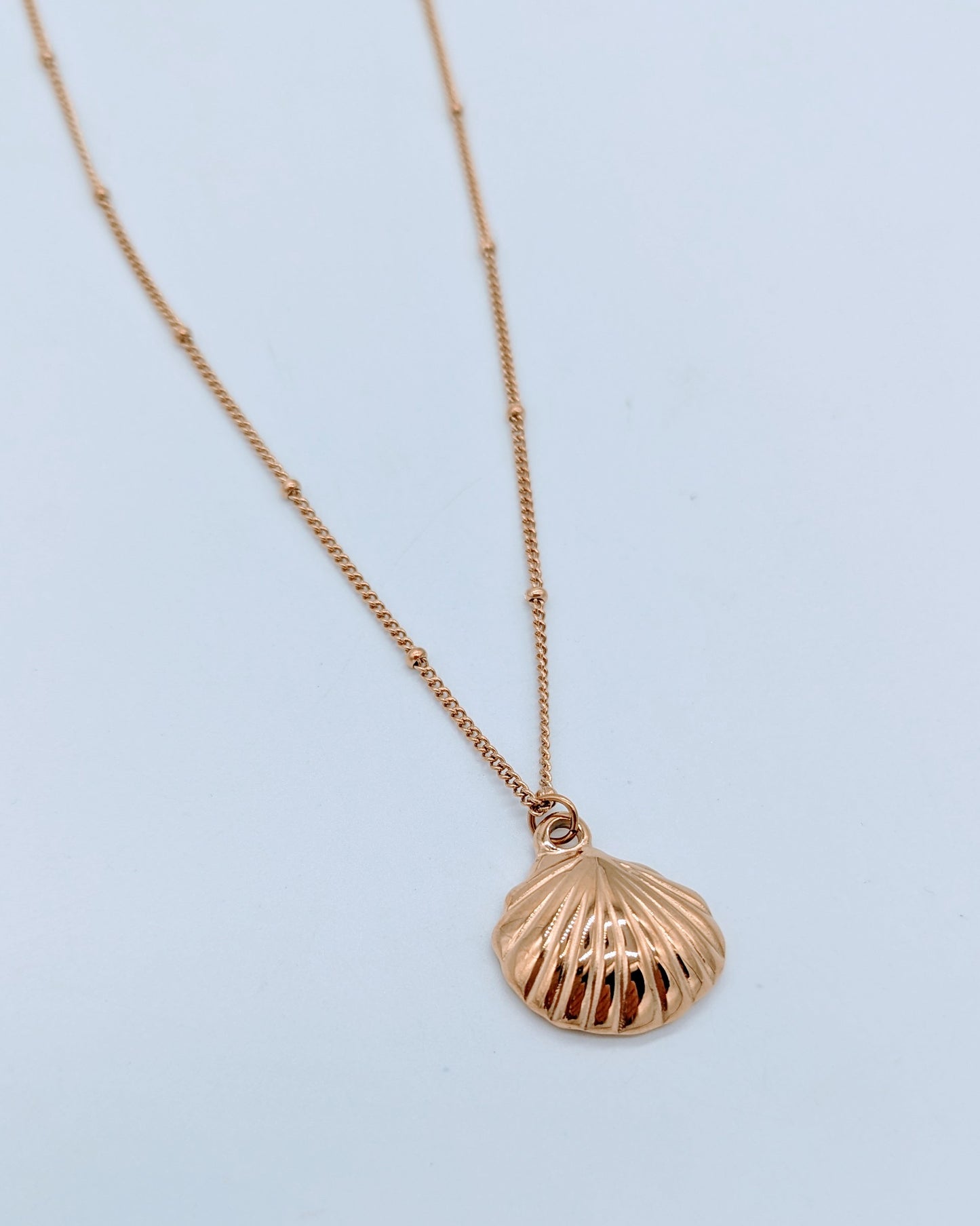 Shell Pendant Necklace - Gold