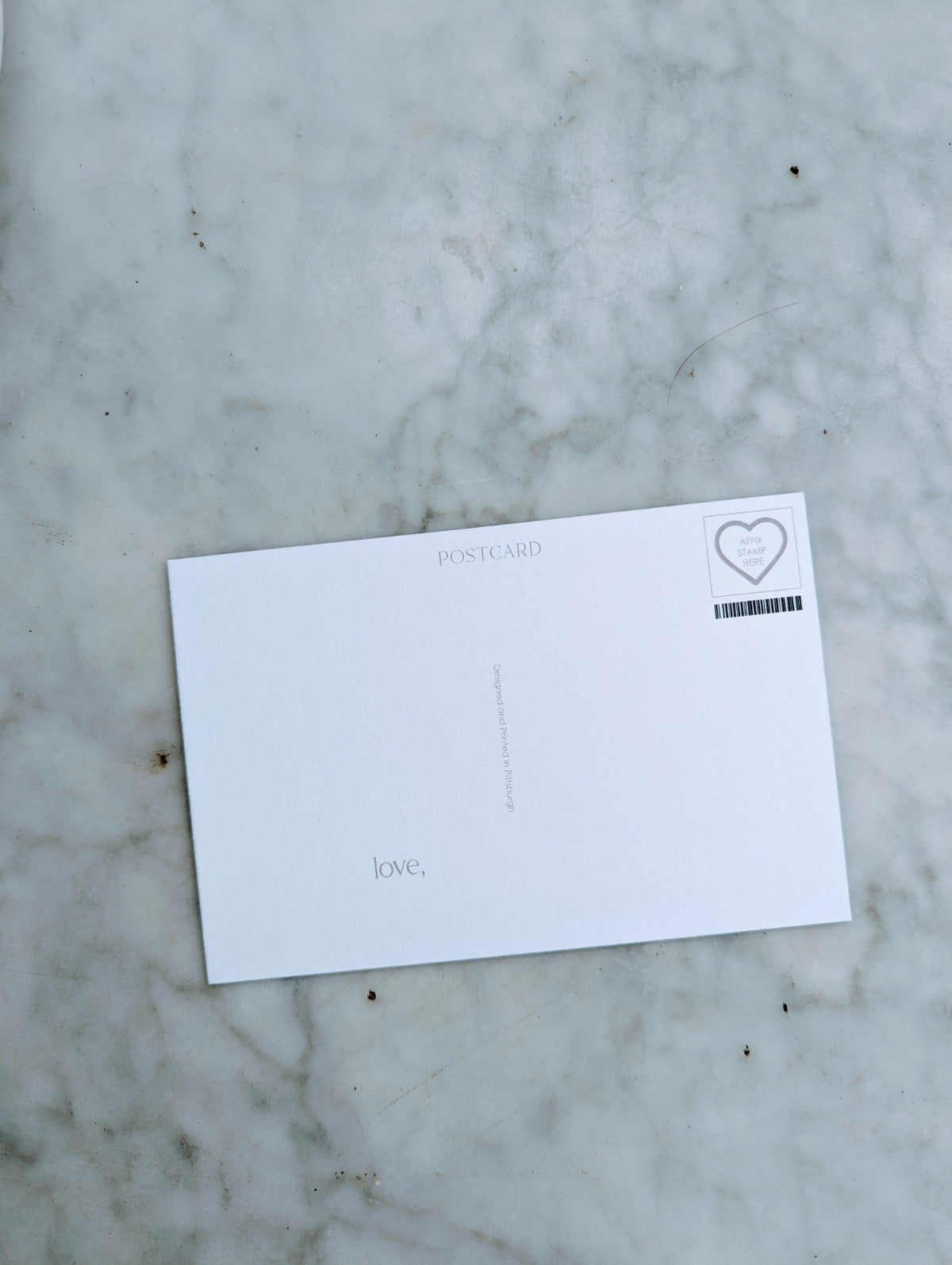 love, Postcard - Shell