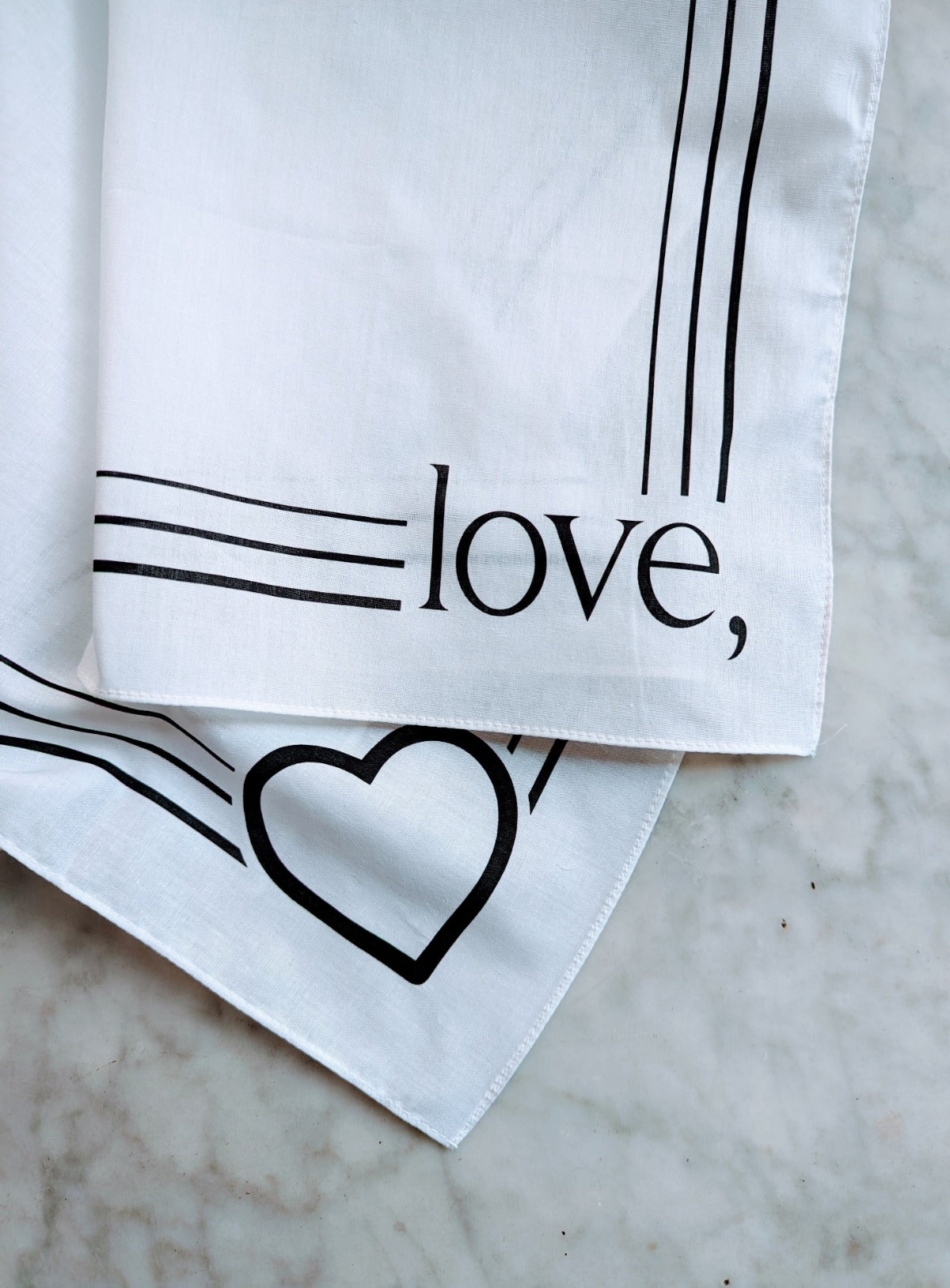 Cœur Bandana - White