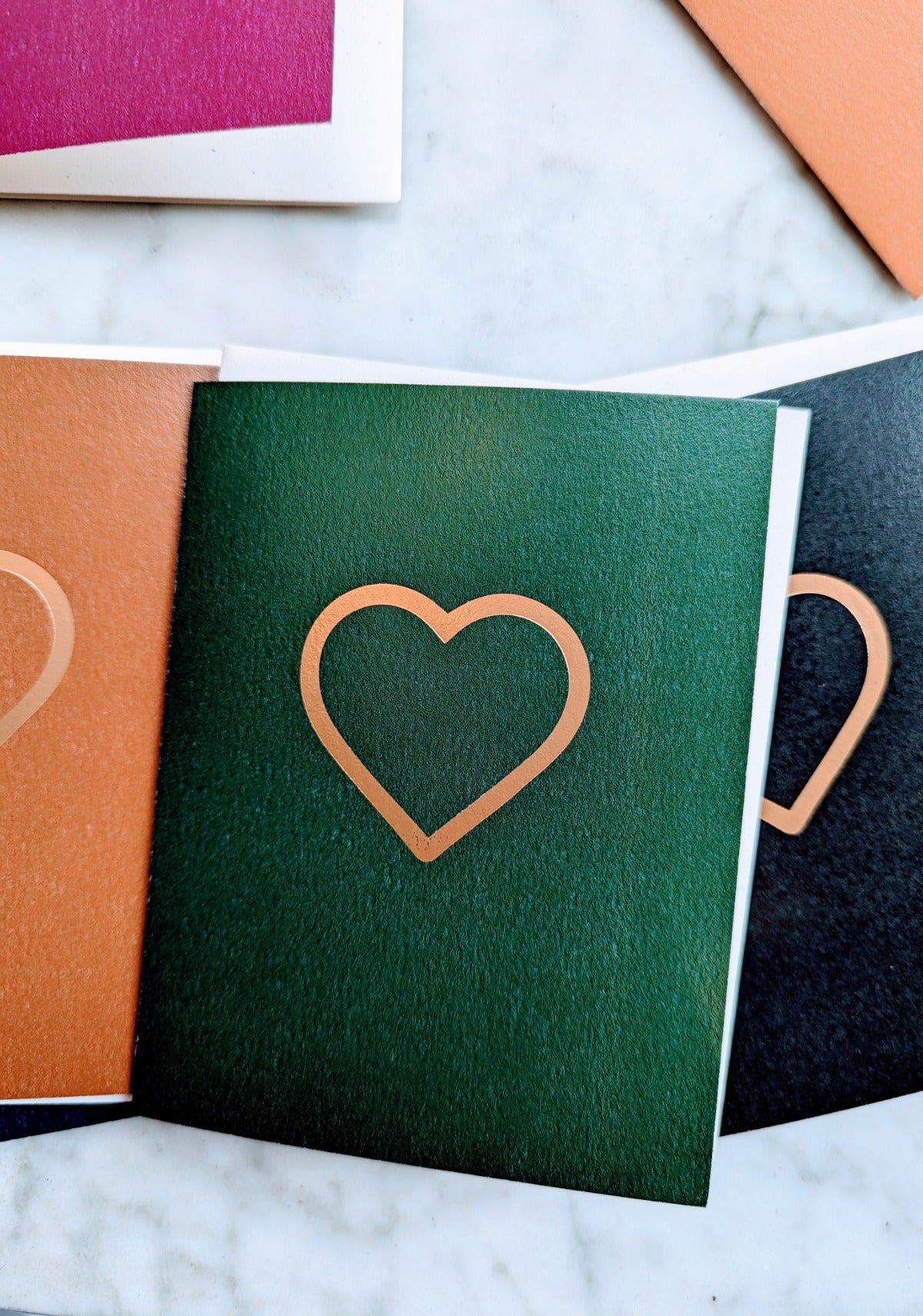 Heart Card - Jade