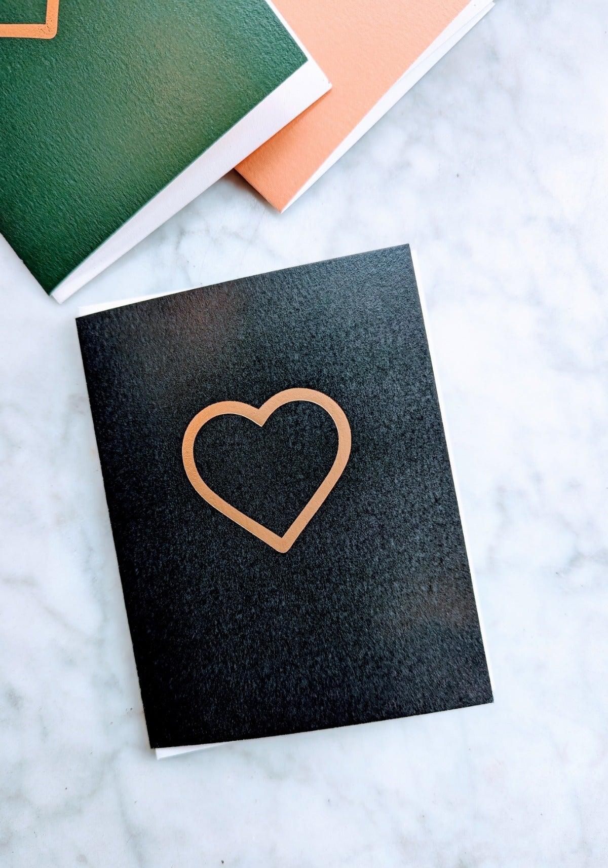 Heart Card - Noir