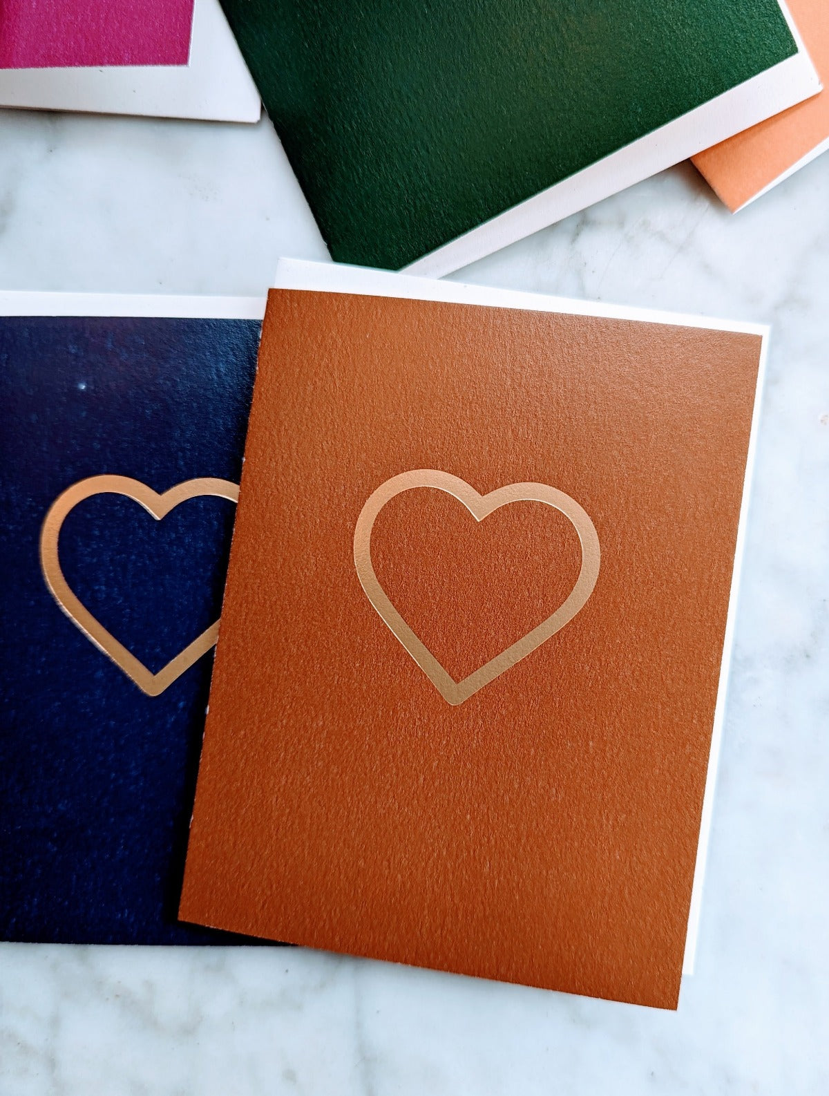 Heart Card - Caramel