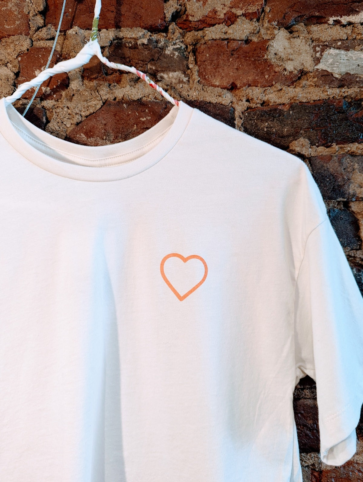 Flirty Crop Tee - Vintage White