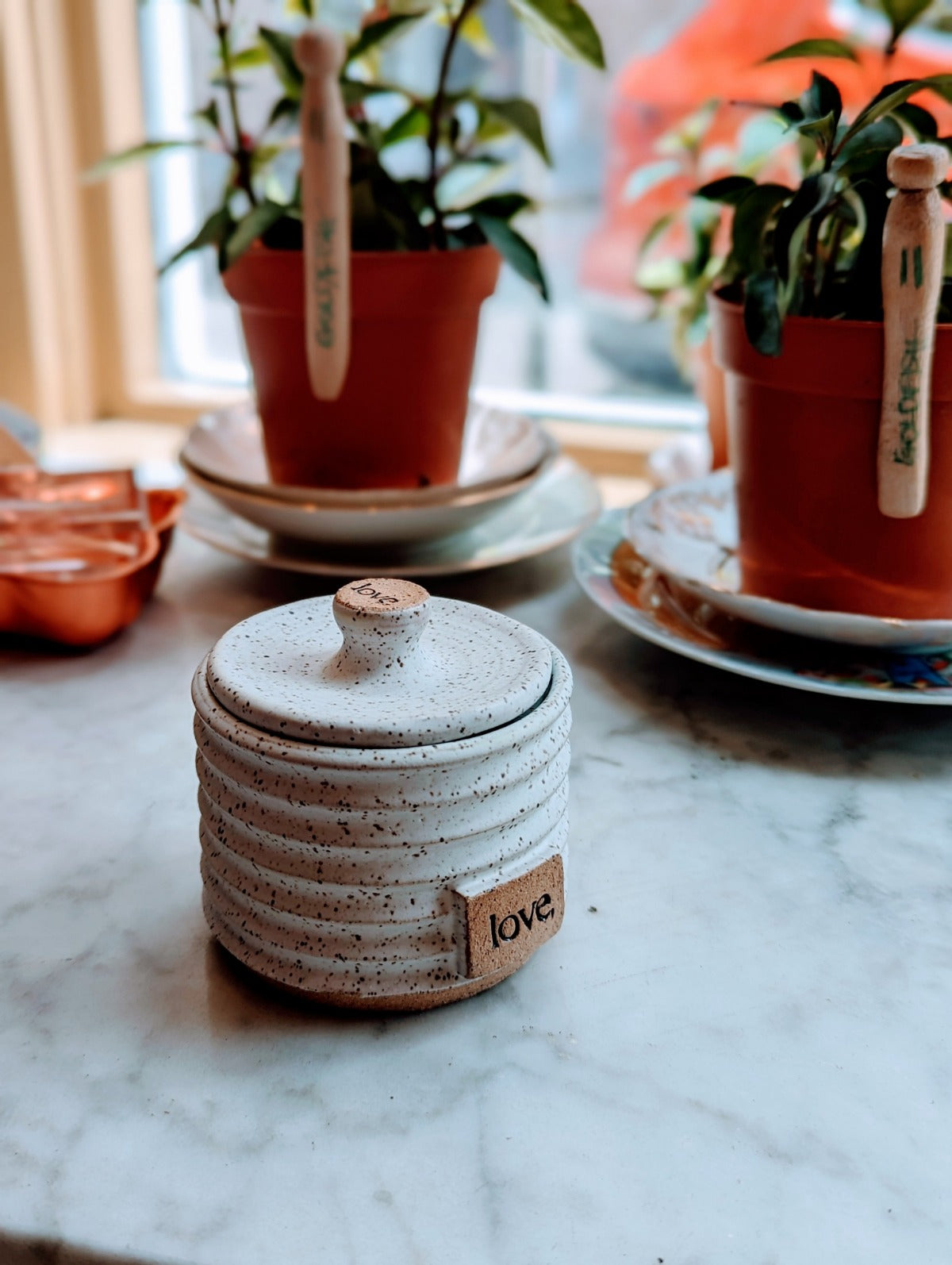 Wavy Lidded Vessel