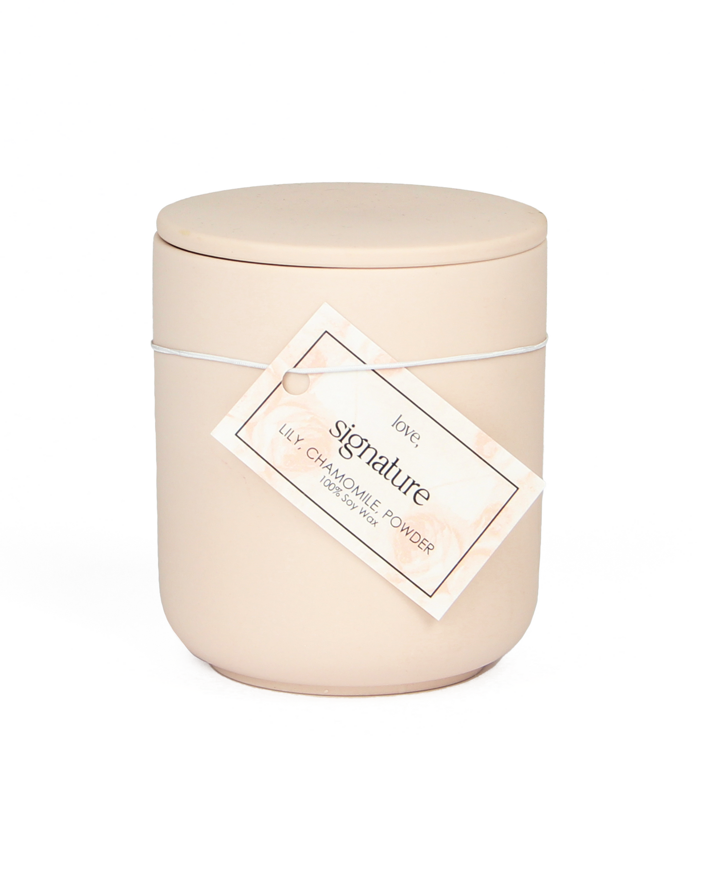 Signature Ceramic Candle