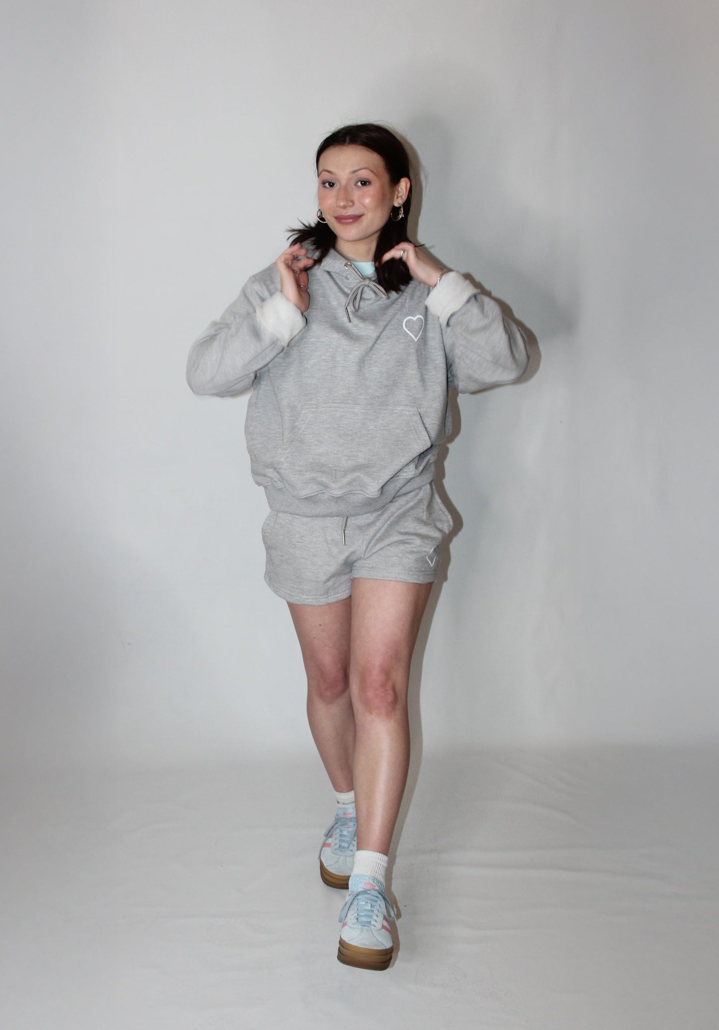 Classic French Terry Hoodie - Grey Heather