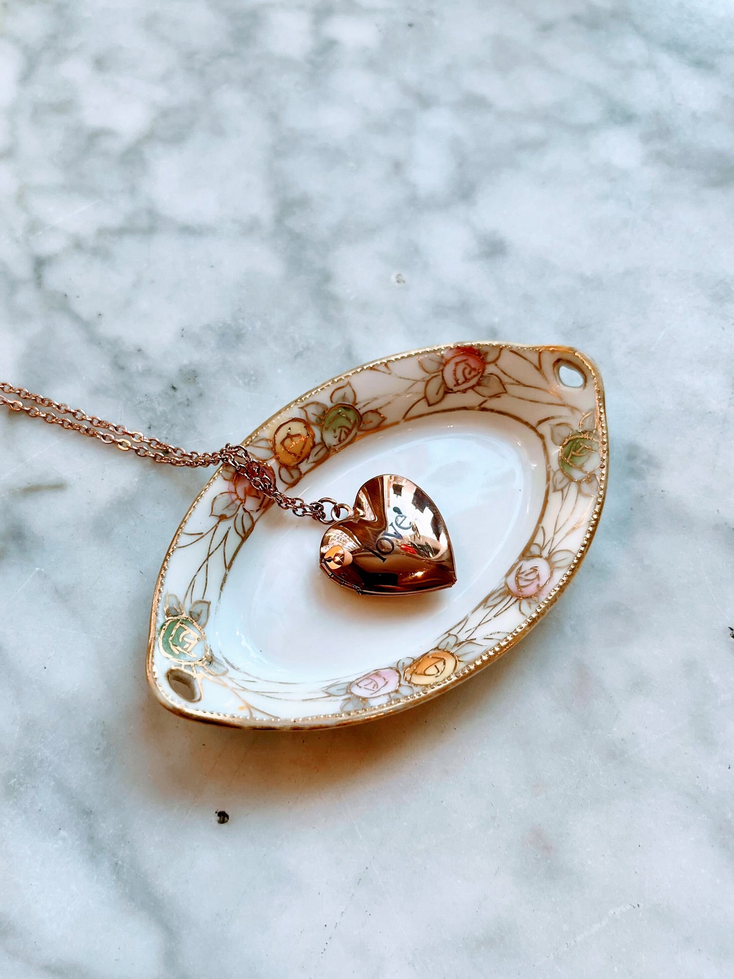 love, Locket - Rose Gold
