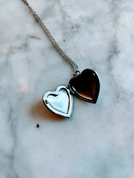 love, Locket - Silver