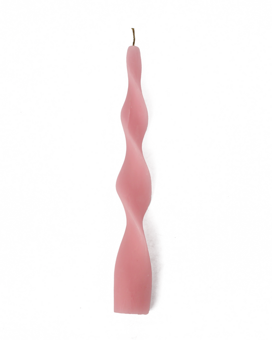 taper candle on a white background