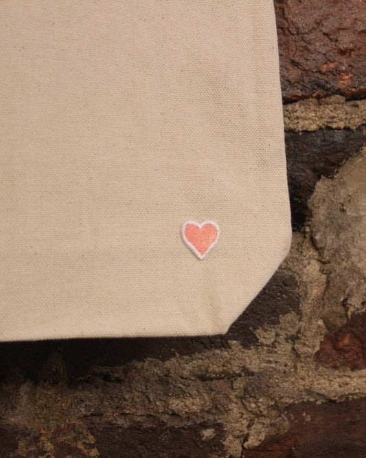 Easy Tote - Natural - Pink Bud