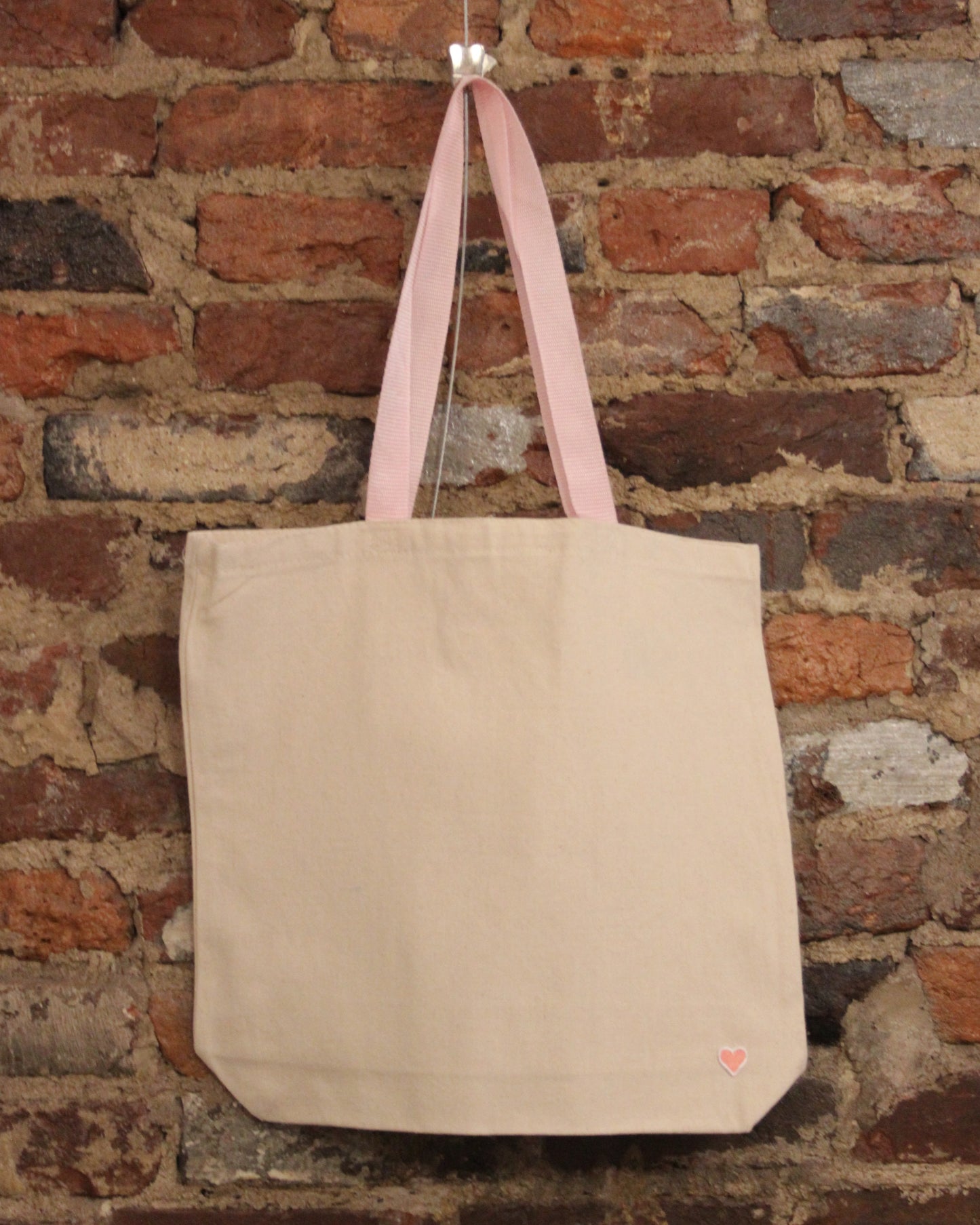 Easy Tote - Natural - Pink Bud