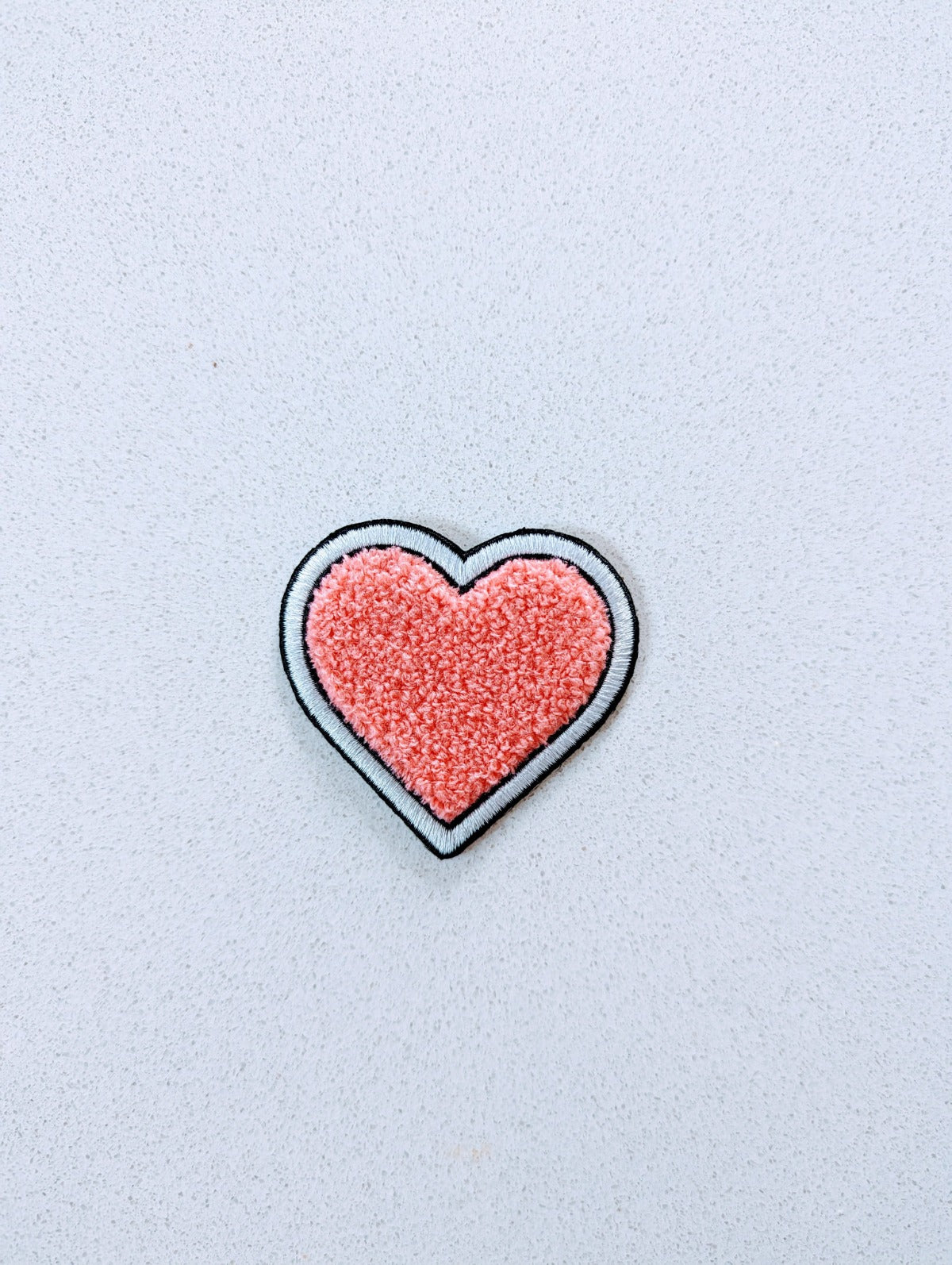 Chenille Heart Patch
