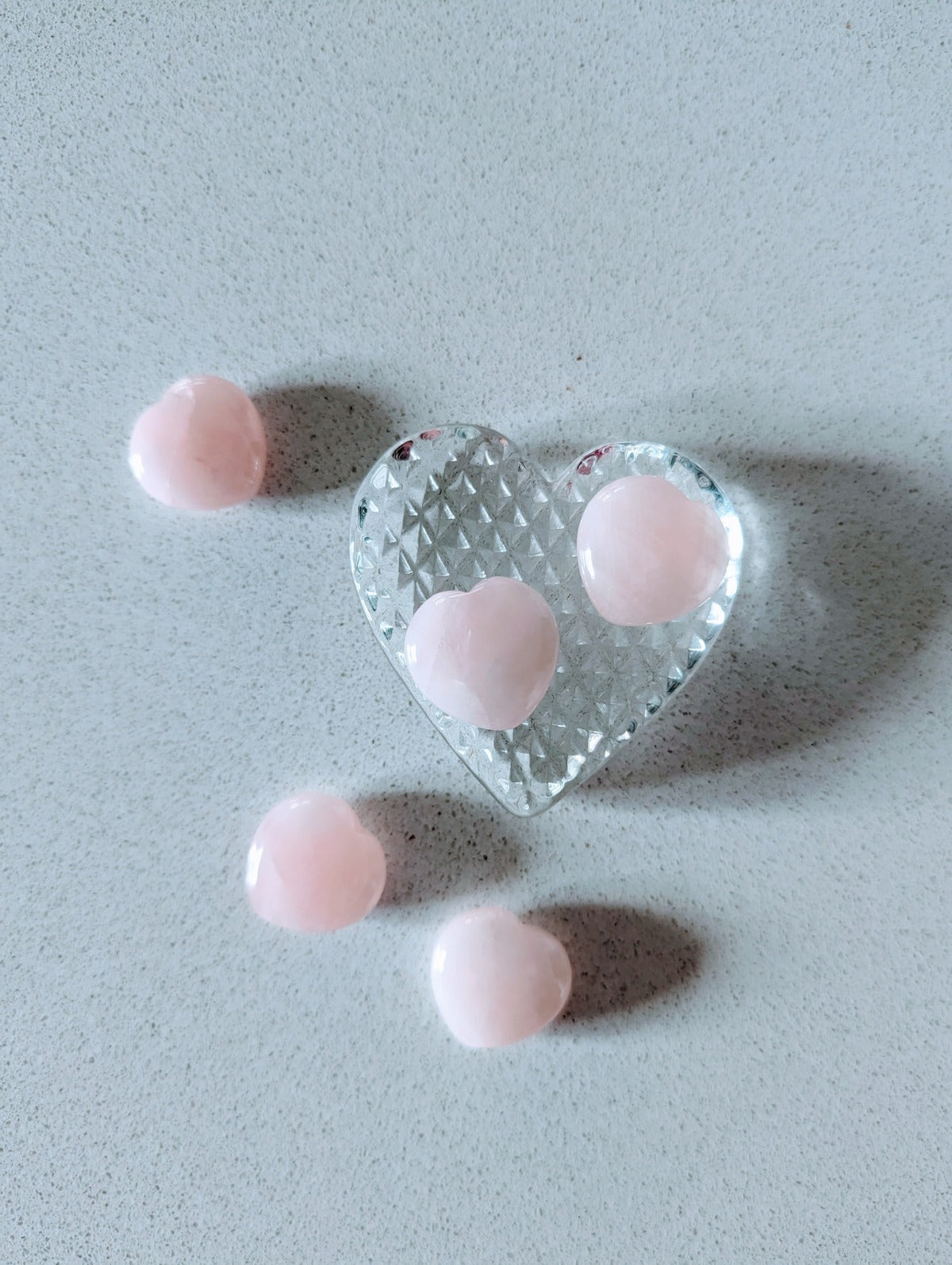 Rose Quartz Heart