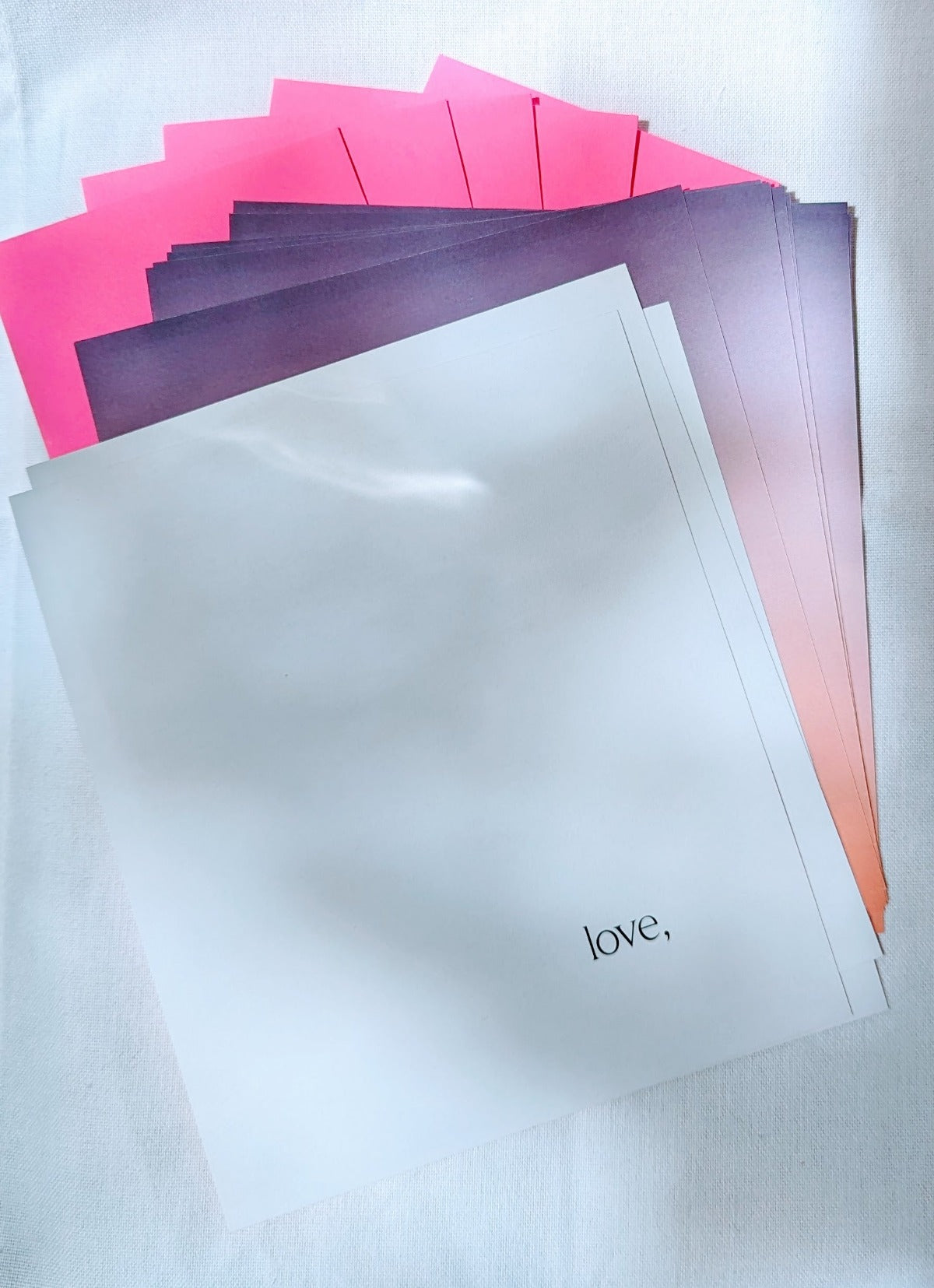 love, Letter Paper