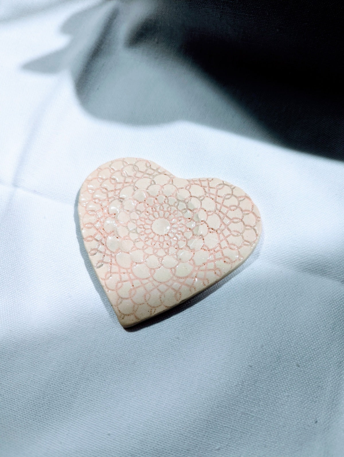 Lace Heart Incense Dish