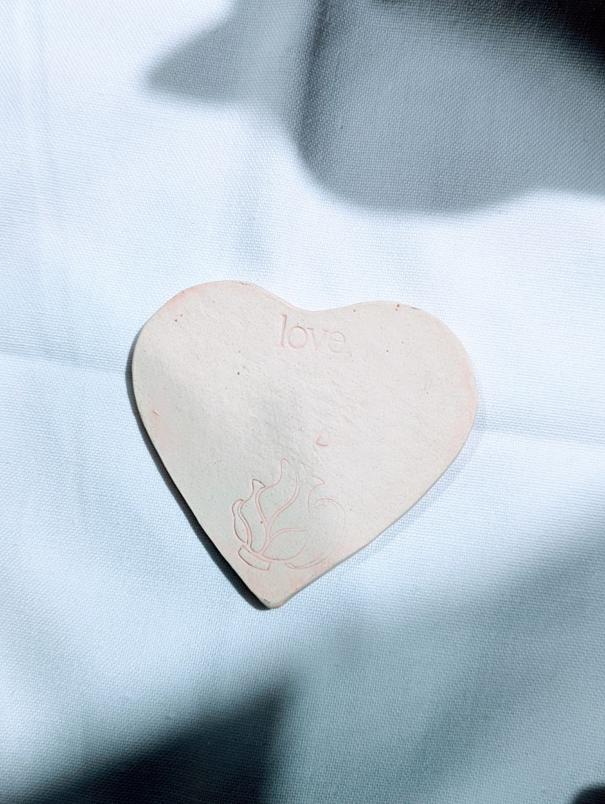 Lace Heart Incense Dish