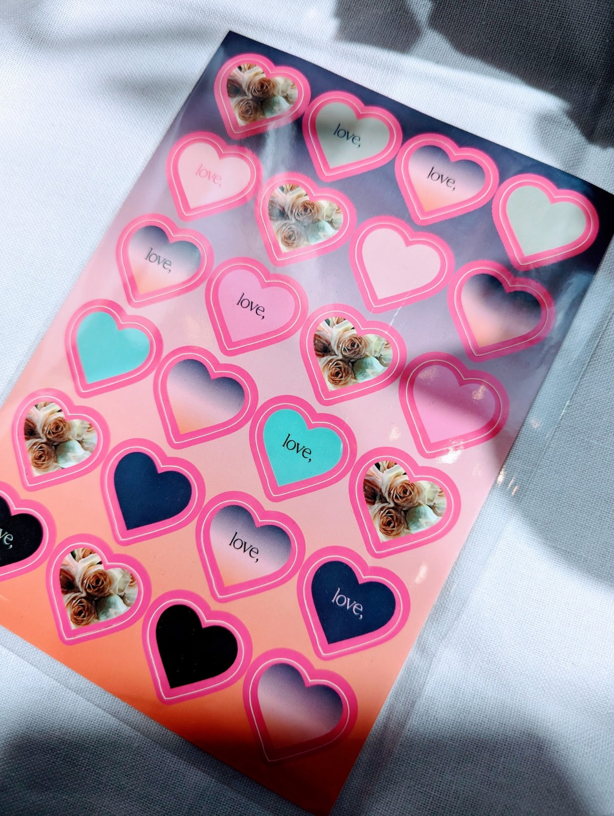 Heart Sticker Sheet