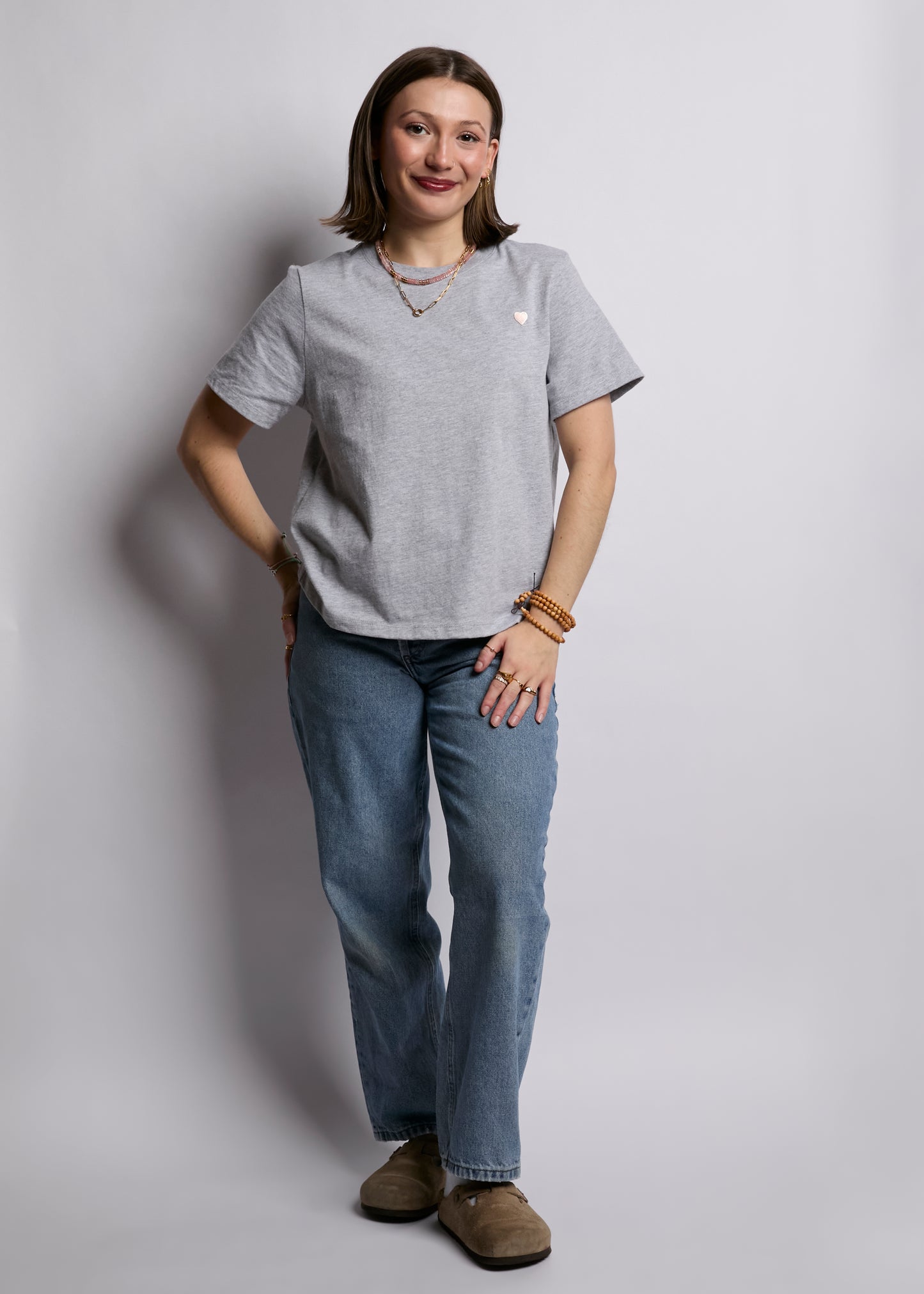 Beloved Tee - Grey Heather