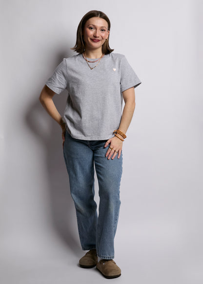 Beloved Tee - Grey Heather