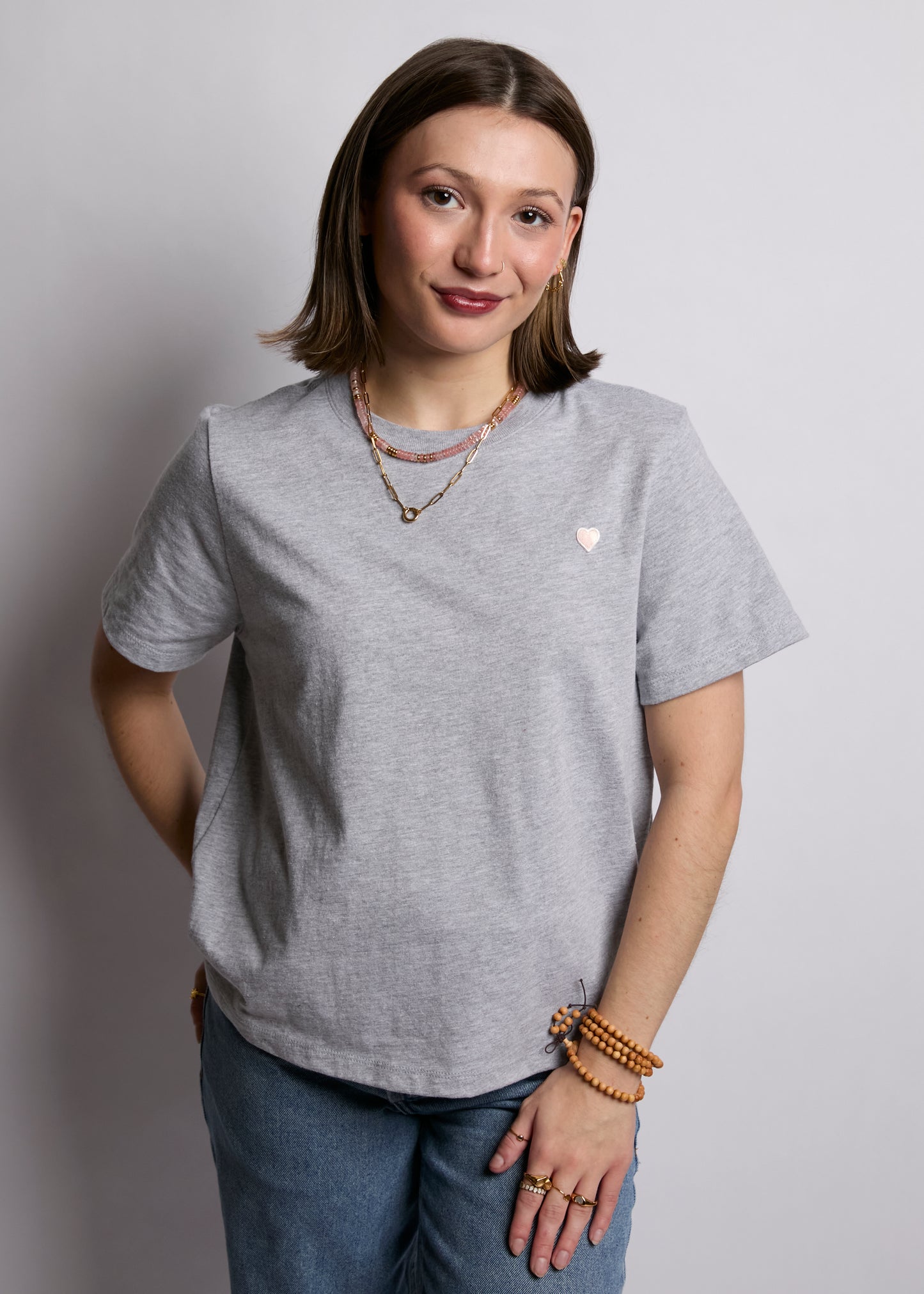 Beloved Tee - Grey Heather