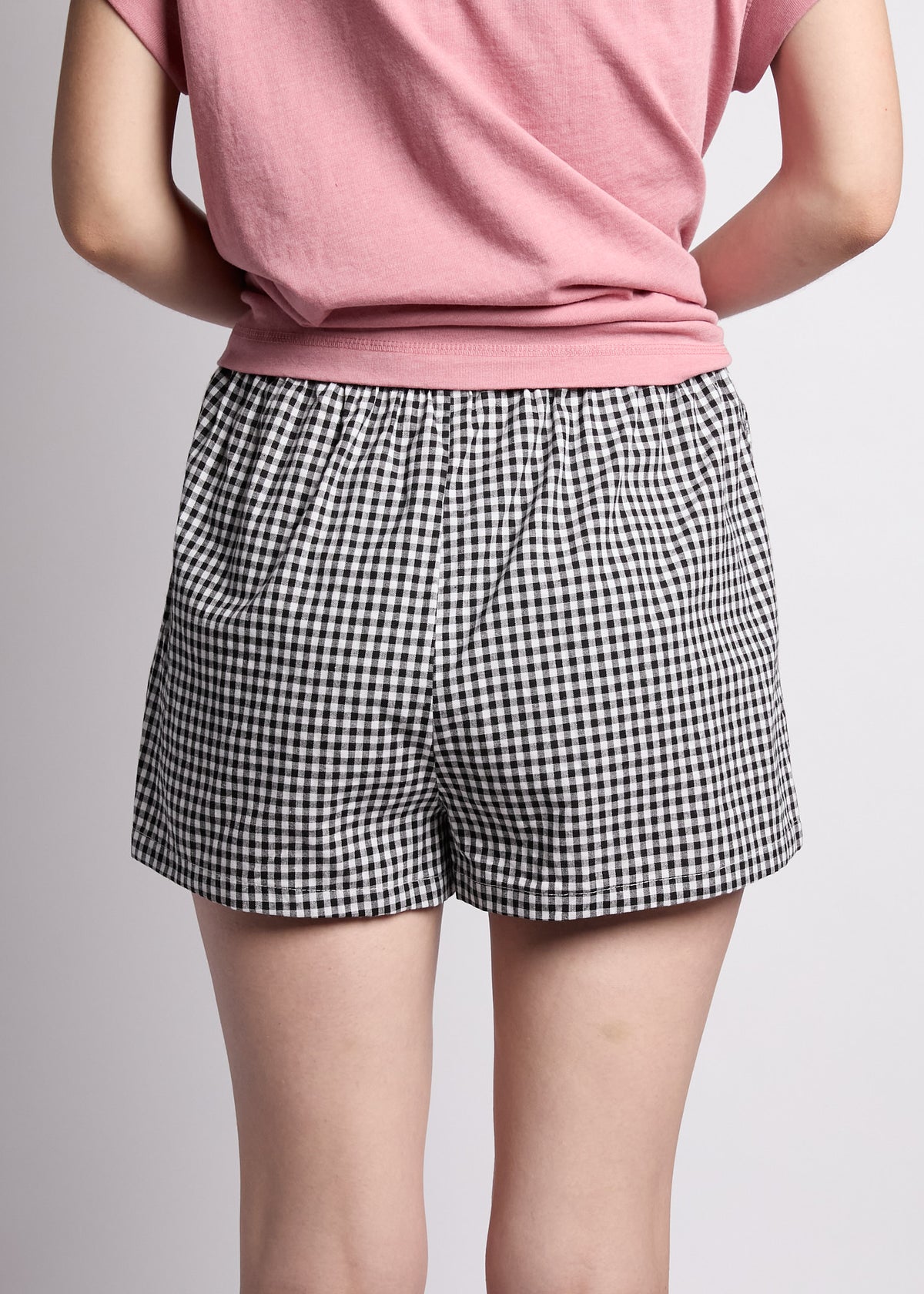 Boundless Boxer Shorts - Black Gingham