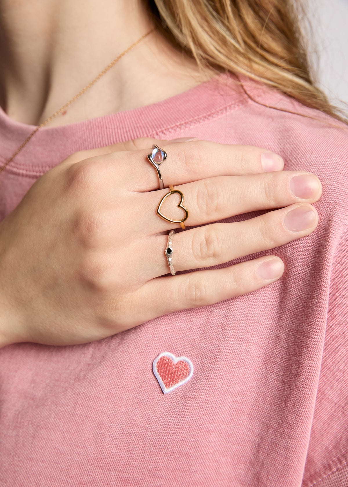 Open Heart Ring - Gold