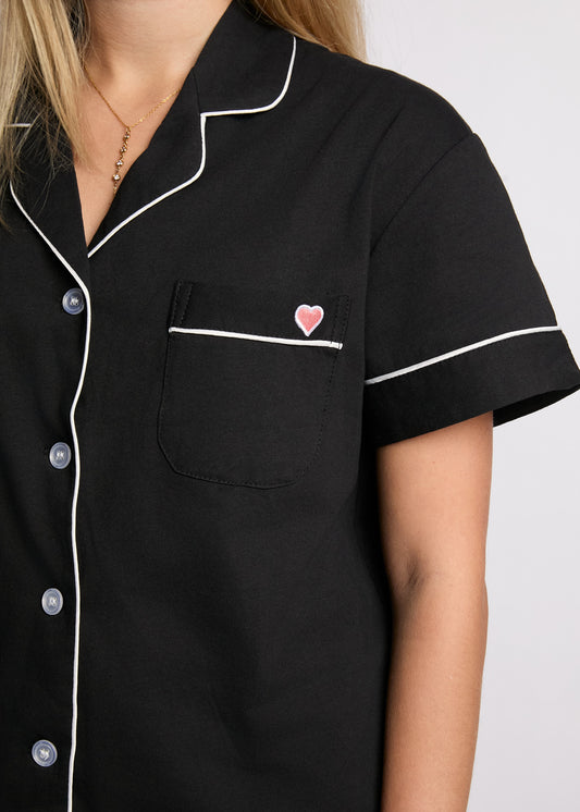 R&R Pajama Set - Black