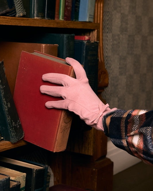 Dainty Bow Glove - Pink