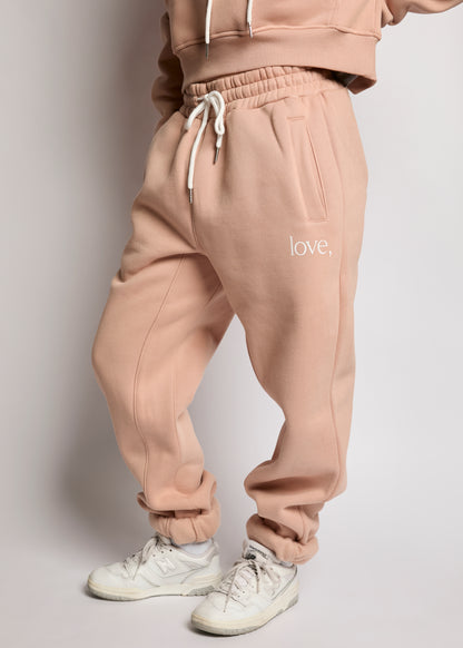 Spirit Heavy Weight Sweat Pant - Pink Khaki