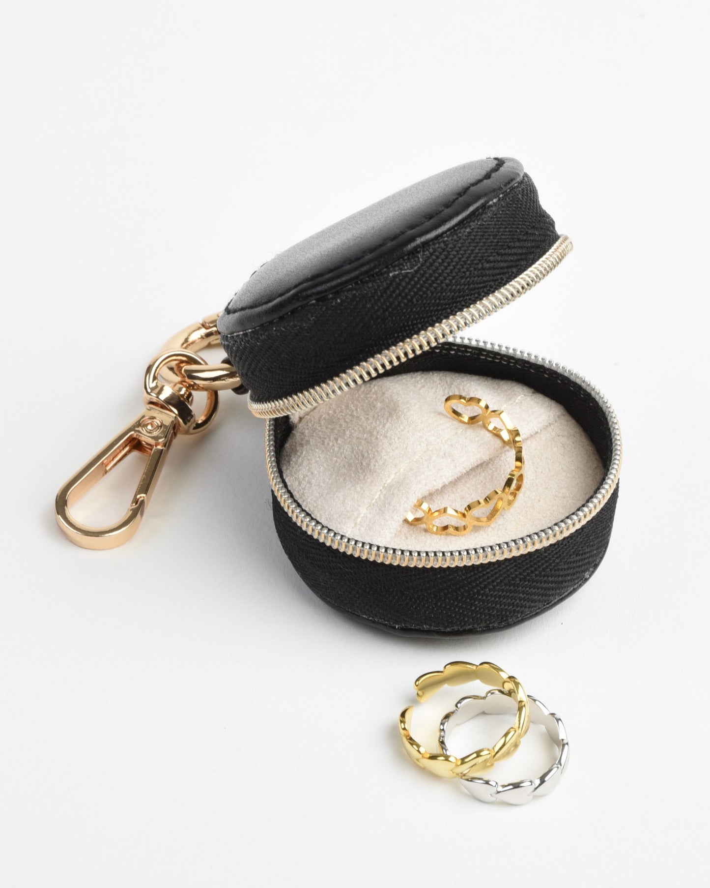 Petite Jewelry Travel Case - Black