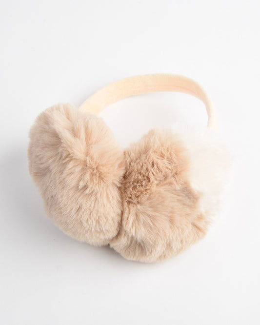 Soft Faux Fur Ear Muffs - Fawn