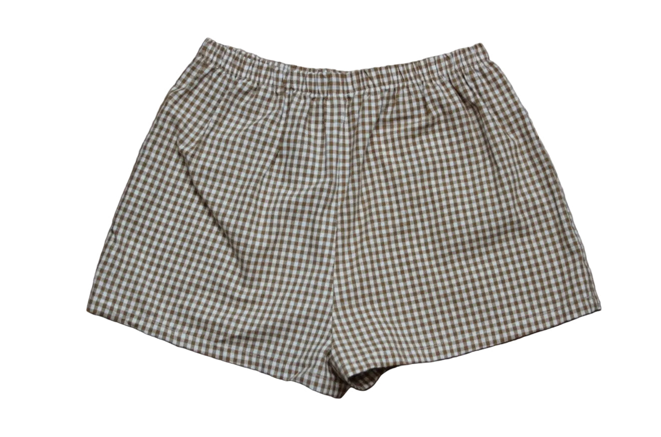 Boundless Boxer Shorts - Chestnut Gingham