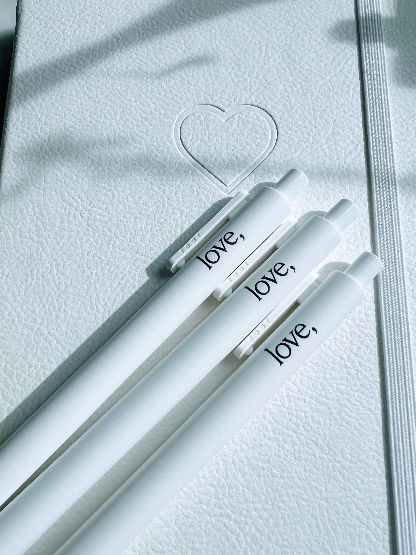 love, Gel Pen - White