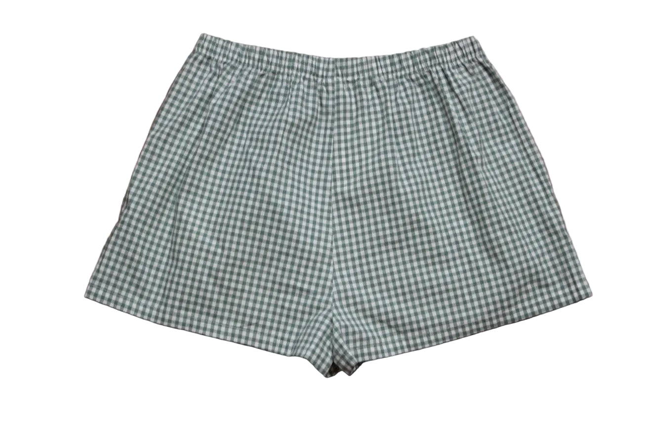 Boundless Boxer Shorts - Mint Gingham
