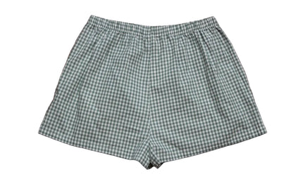 Boundless Boxer Shorts - Mint Gingham