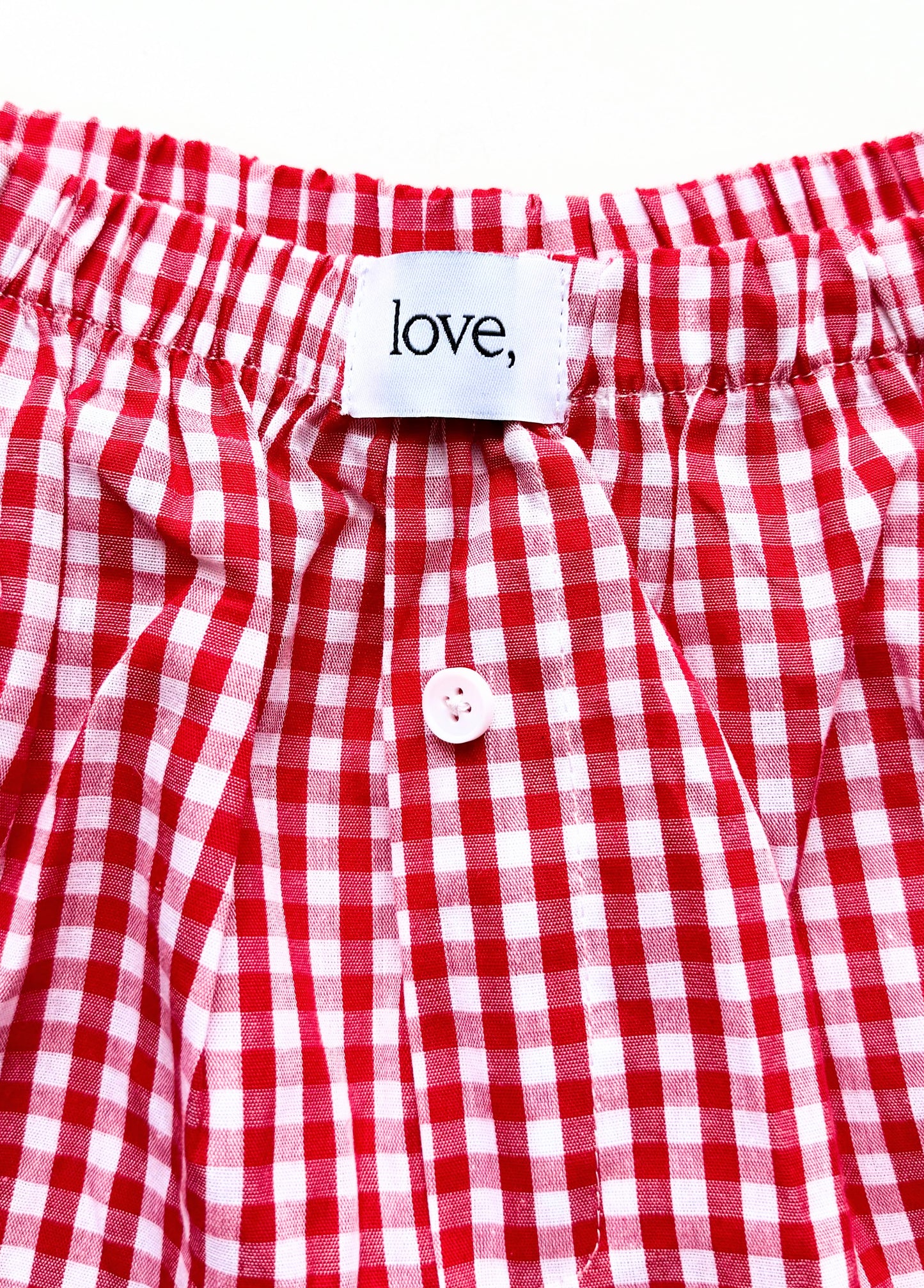 Boundless Boxer Shorts - Red Gingham