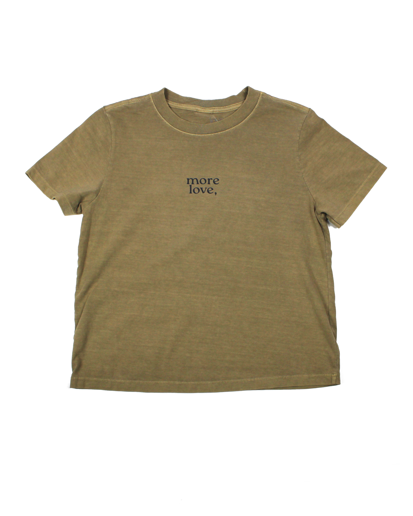 Evolve Tee - More love, - Khaki