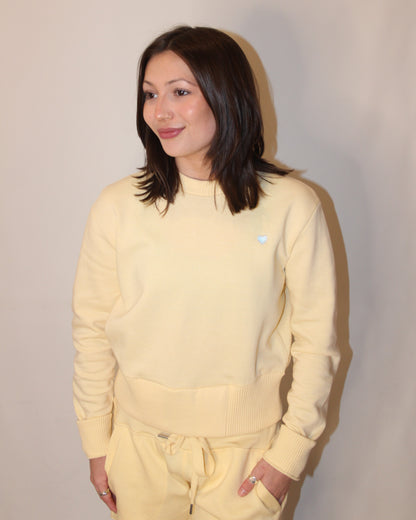Cloud Fleece Crew Sweat - Buttercup