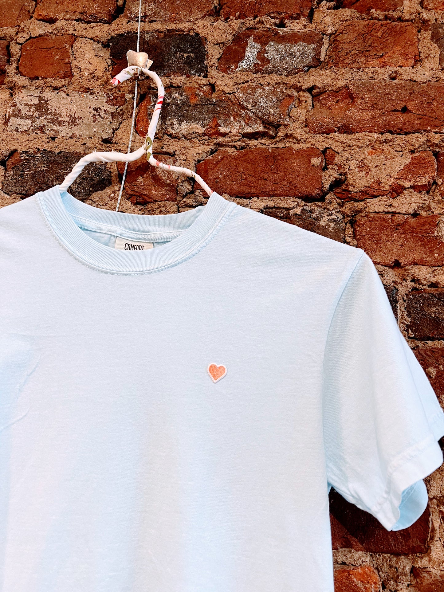 Treasured Heart Tee - Chambray